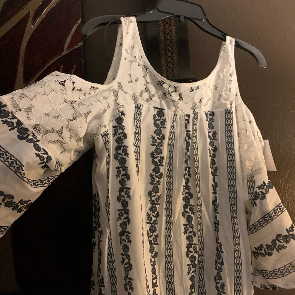 Lace Cold Shoulder Dress